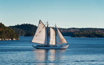 <p>Pristine sandy beaches might be scarce in this small waterfront village, but Castine makes up for it with its plentiful water activities and rich seafaring history. Kayaking and sailing are ideal because of Penobscot Bay’s calm waters and small islands, making it the perfect area for exploring. There are also three historical military forts here, including the famous Fort Knox, plus the scenic Castine Lighthouse. </p>