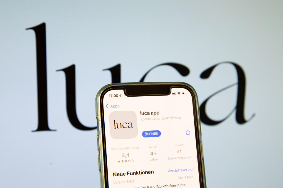 Die Luca App ist bei der Nachverfolgung ein beliebtes Tool. (Bild: Getty Images)