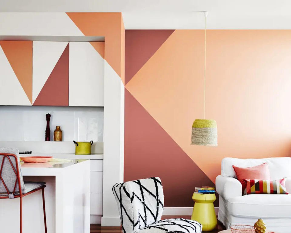 3. Let your feature wall spill into other rooms