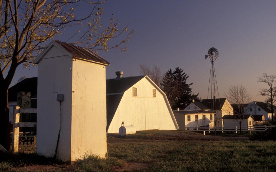 A 'phone shanty' annex in Lancaster County, Pennsylvania