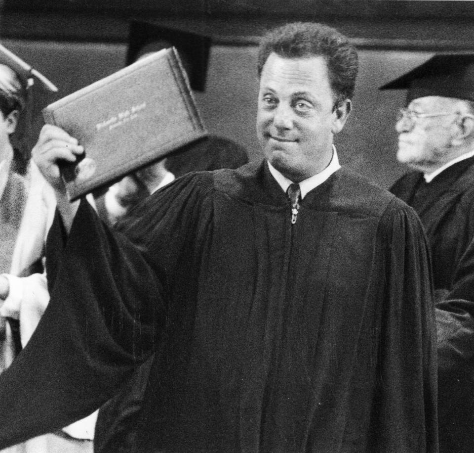 billy joel graduates high school after 25 year absence