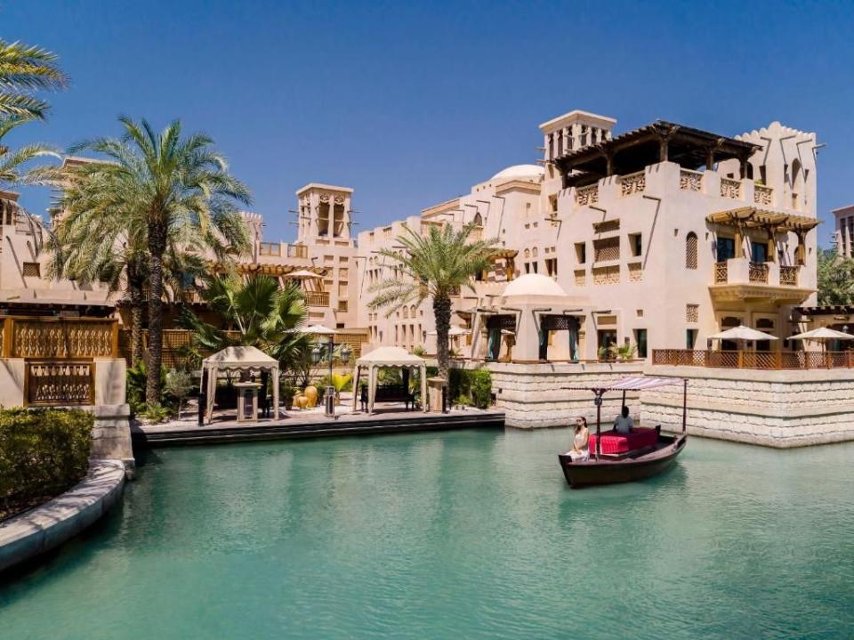 <p>Overlooking a mile-long private beach, this elegant luxury hotel with its cluster of 'summer houses' has been designed like an old Arabian village, complete with dusty wind towers, scenic waterways and ornate columns. <a href="https://www.booking.com/hotel/ae/dar-al-masyaf-madinat-jumeirah.en-gb.html?aid=2070929&label=best-hotels-dubai" rel="nofollow noopener" target="_blank" data-ylk="slk:Jumeirah Dar Al Masyaf;elm:context_link;itc:0;sec:content-canvas" class="link ">Jumeirah Dar Al Masyaf</a> is situated between Souk Madinat, an Arabian bazaar where you can pick up local spices and handmade jewellery and slippers, and Wild Wadi Water Park, with its death-defying water slides – the two extremes of Dubai – while the Mall of the Emirates is a 10-minute drive. </p><p>The plush rooms are split between the 29 summer houses and are decorated with Arabian flair and unique furnishings. Each house has a private butler to help guests with unpacking, booking reservations and to service complimentary drinks each evening.</p><p><a class="link " href="https://www.redescapes.com/offers/united-arab-emirates-dubai-jumeirah-dar-al-masyaf-hotel" rel="nofollow noopener" target="_blank" data-ylk="slk:READ OUR REVIEW AND BOOK A ROOM;elm:context_link;itc:0;sec:content-canvas">READ OUR REVIEW AND BOOK A ROOM</a></p><p><a class="link " href="https://www.booking.com/hotel/ae/dar-al-masyaf-madinat-jumeirah.en-gb.html?aid=2070929&label=best-hotels-dubai" rel="nofollow noopener" target="_blank" data-ylk="slk:CHECK AVAILABILITY;elm:context_link;itc:0;sec:content-canvas">CHECK AVAILABILITY</a></p>