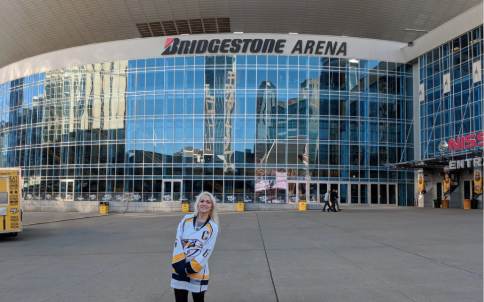 Bridgestone Arena is, err, not in New Jersey. (Twitter/@sydneysanders_)