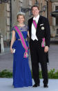 <p>La banquière Kelly Jeanne Rondest a épousé le prince Hubertus de Saxe-Cobourg-Gotha en 2009. Elle a obtenu le titre de princesse héritière de Saxe-Cobourg et Gotha suite aux noces nuptiales. Ils ont trois enfants. <em>[Photo: Getty]</em> </p>