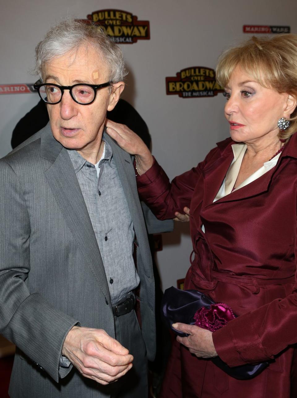 When Barbara Walters defended Woody Allen amid abuse allegations.