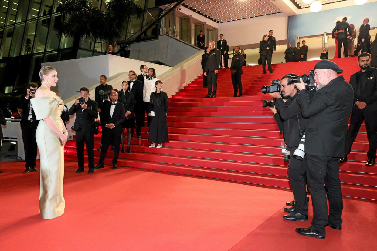 La présidente du jury du 77e Festival de Cannes, Greta Gerwig.  - Credit:SYSPEO/SIPA / SIPA / SYSPEO/SIPA