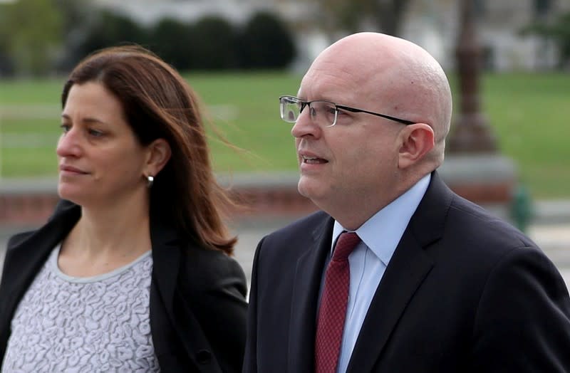 Philip Reeker, U.S. acting assistant secretary of state for European and Eurasian Affairs, arrives to testify in impeachment inquiry against U.S. President Donald Trump