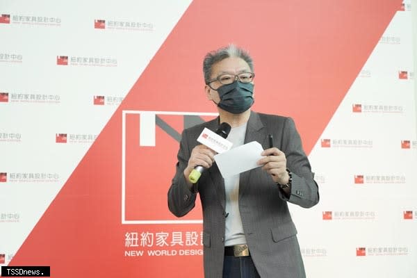 紐約家具設計中心總經理徐培原分享2022進口家具產業趨勢。