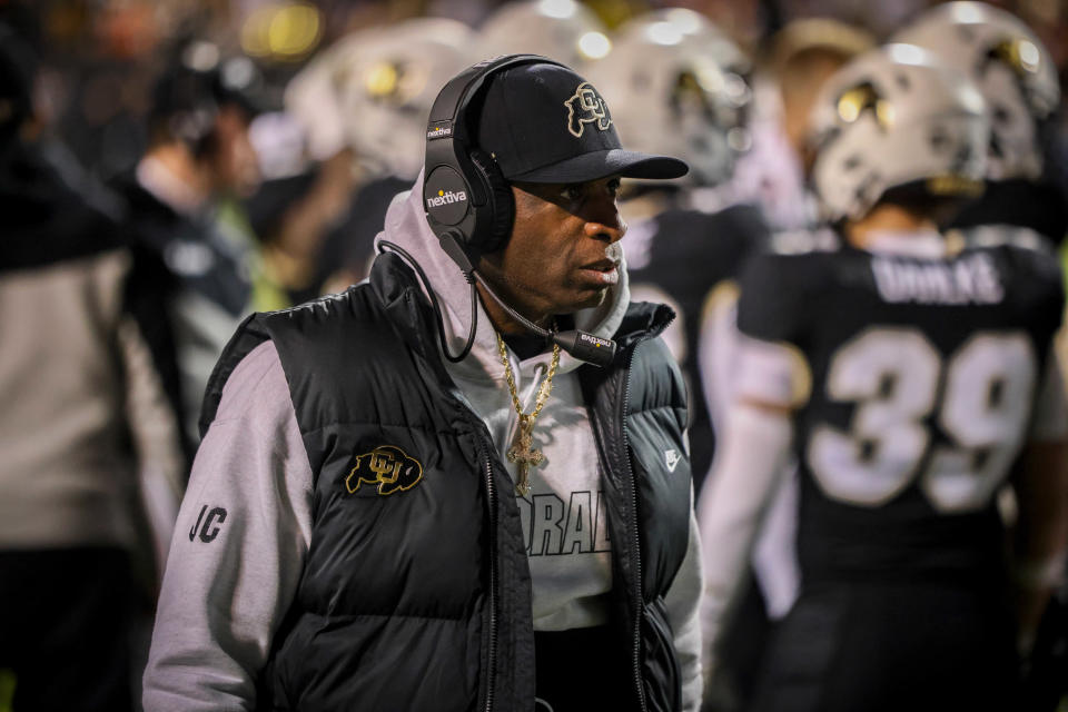 Colorado head coach Deion Sanders