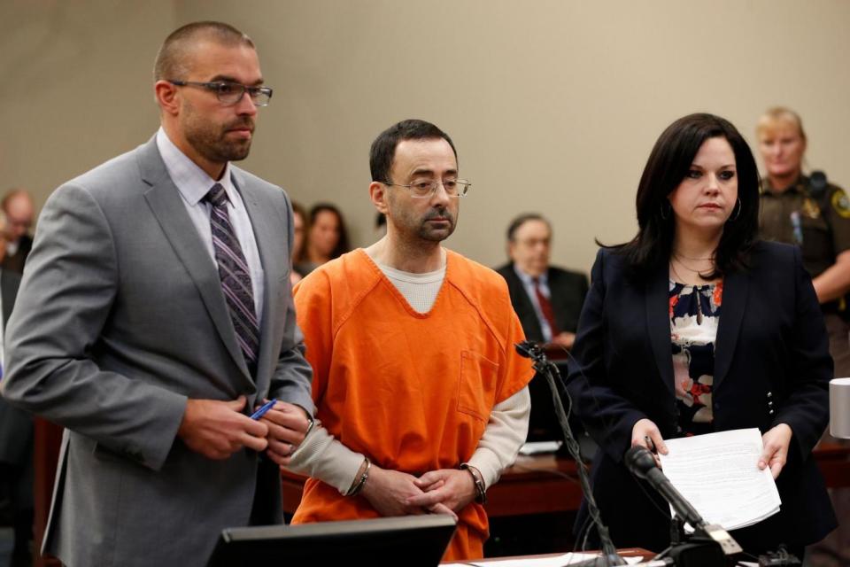 Larry Nassar pleaded guilty to multiple counts of sexual abuse (AFP/Getty Images)