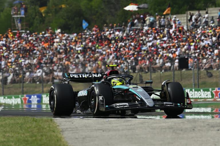 Lewis Hamilton, tras la victoria en Gran Bretaña, se ubicó tercero en Hungría