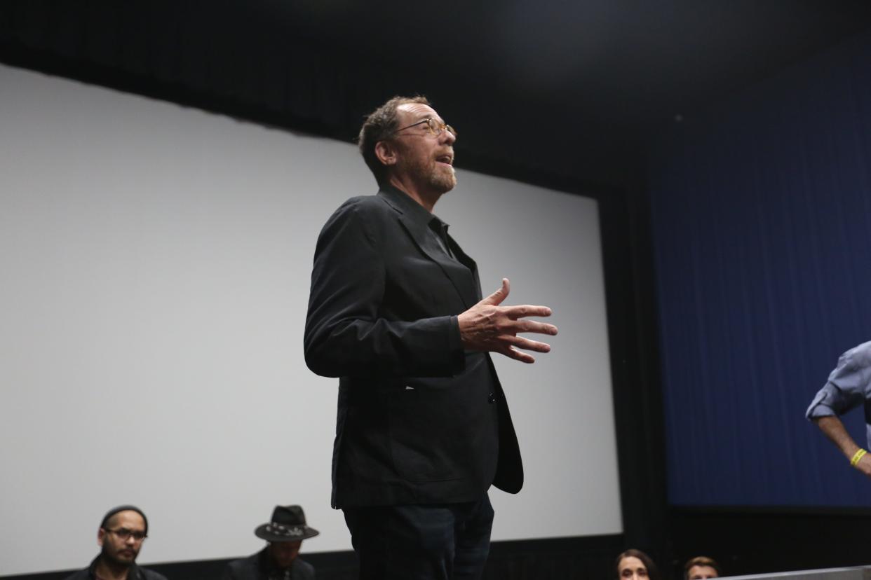 Director Rob Minkoff answers questions after a showing of the 1994 animated hit "The Lion King" at the Las Cruces International Film Festival on March 4, 2022.