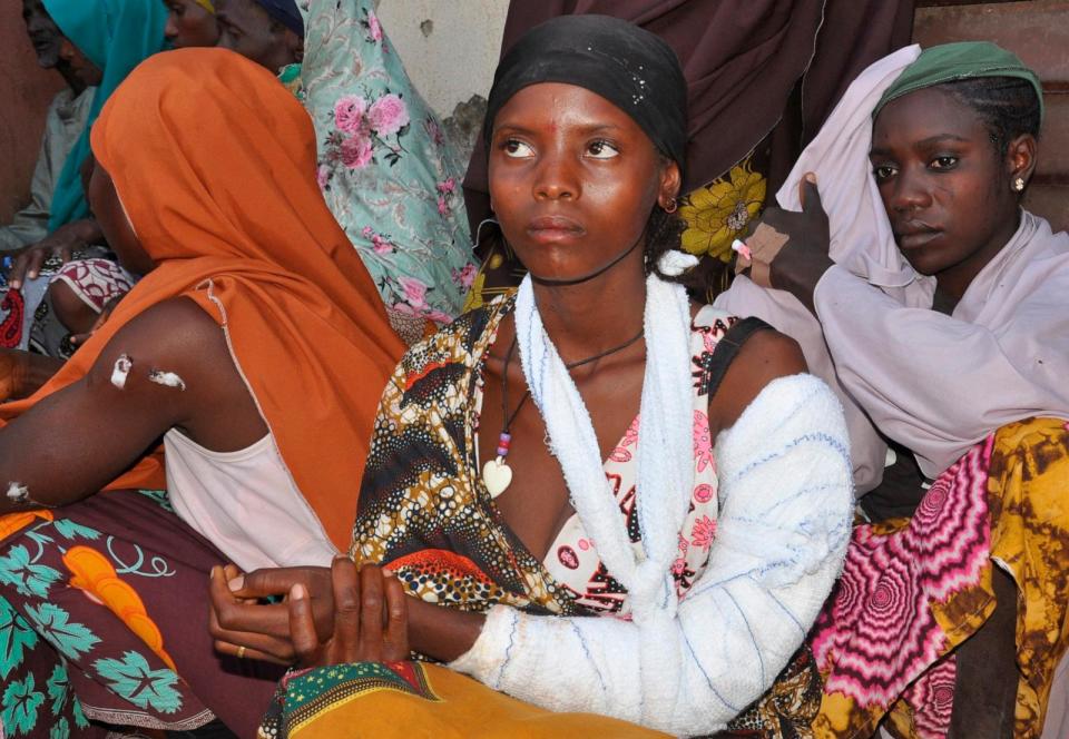 PHOTO: Victims of army drones attack receive treatment at a hospital in Kaduna Nigeria, Tuesday, Dec. 5, 2023.  (Olu Ajayi/AP)