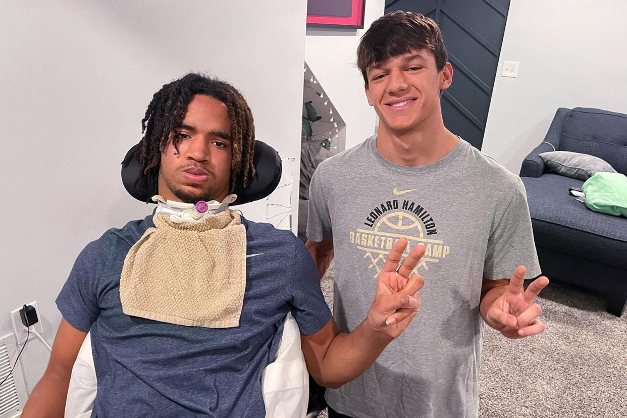 Teen Fights to Walk Again After Football Injury — and Gets Strong  Support from BFF: 'The One I Can Turn To'