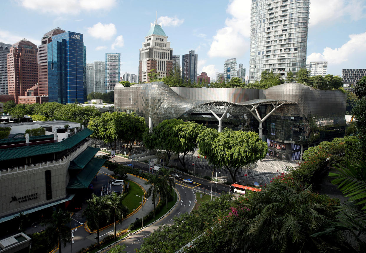 Shopping malls in Orchard Road in Singapore. (File photo: Reuters/Edgar Su/File Photo)