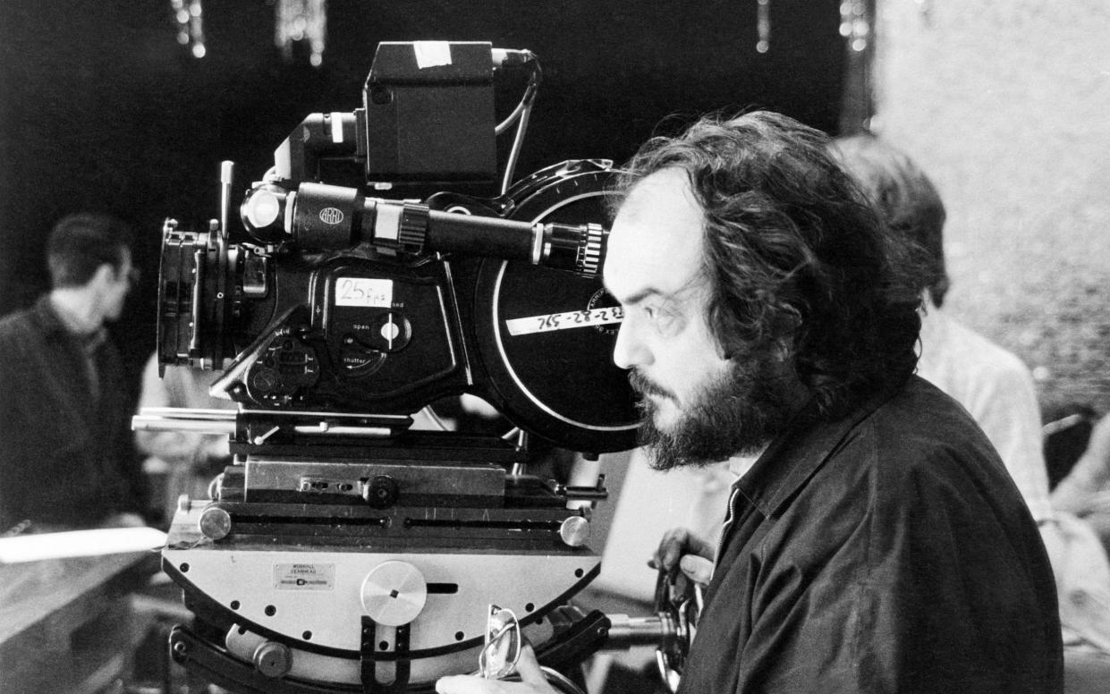 Stanley Kubrick on the set of The Shining in 1980