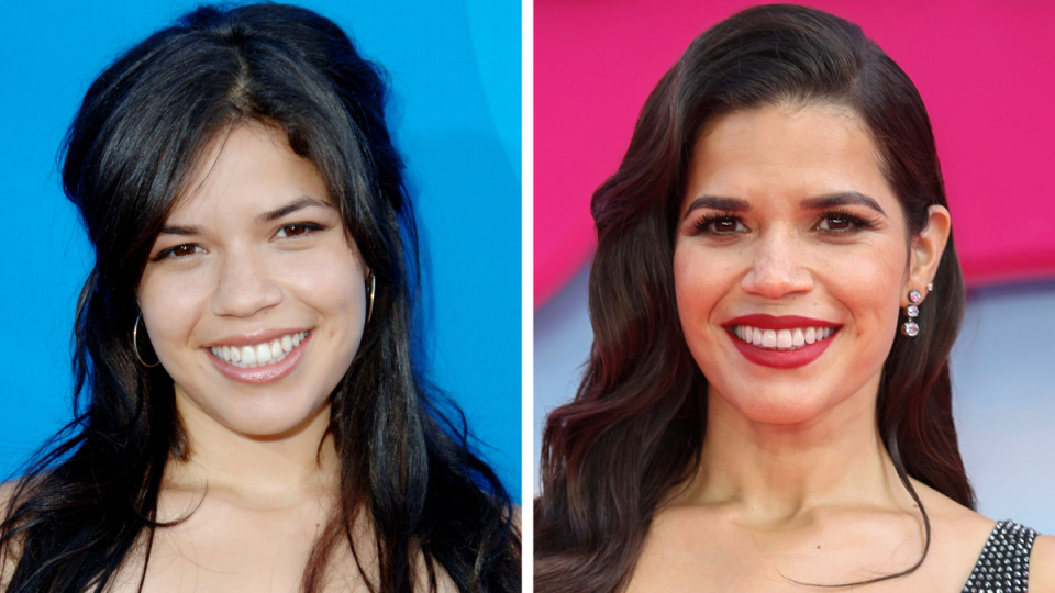 America Ferrera Left: 2006; Right: 2023