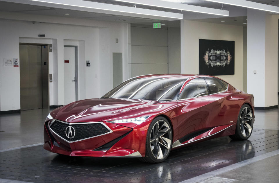 El Precision, un auto concepto de Acura, automotriz que se ha enfocado en la relación del auto con sus pasajeros. (Acura vía The New York Times)
