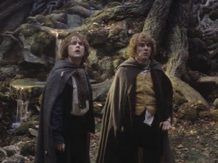 Dominic Monaghan and Billy Boyd in ‘The Lord of the Rings: The Two Towers' (C/O Warner Bros)