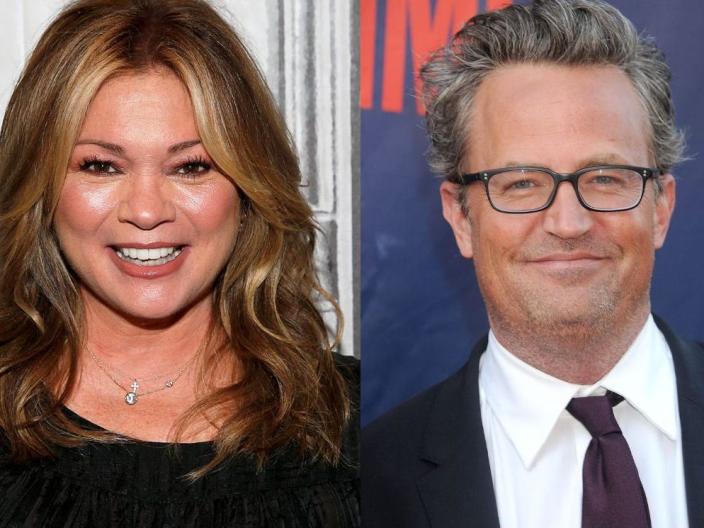 Valerie Bertinelli has responded to the claims in Matthew Perry's new memoir that the two made out.
