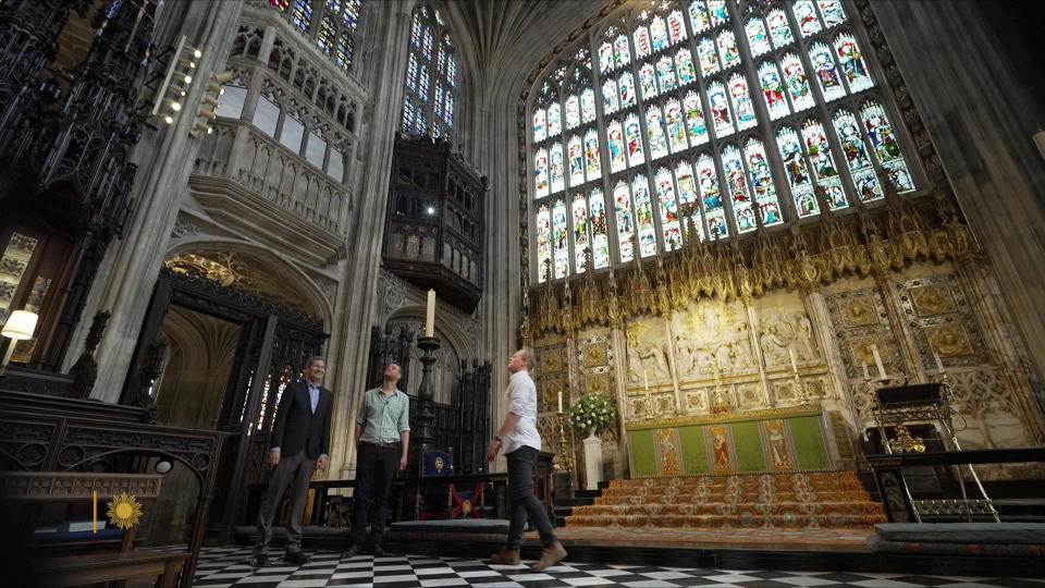 St. George's Chapel in Windsor Chapel.  / Credit: CBS News