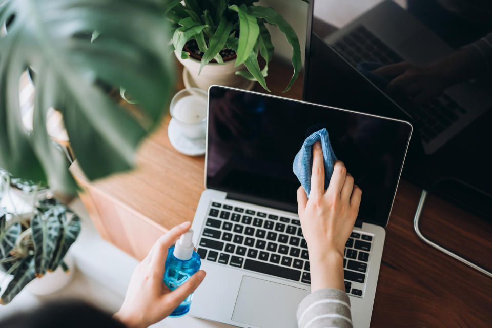 Are you tired of typing on a sticky computer? Image: Getty