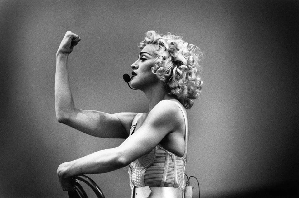 Madonna in her concert film "Madonna: Truth or Dare."