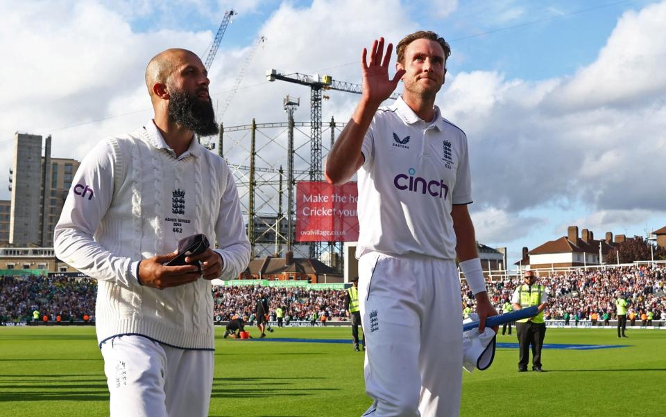 It was also Moeen Ali's final Test and Broad walked off the pitch with the popular all-rounder