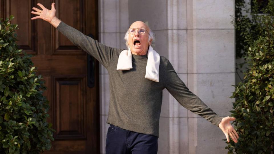 A photo including Larry David in the series Curb Your Enthusiasm on Max