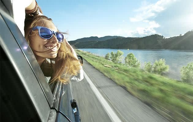 Looking out the window can help to rid your motion sickness. Photo: Getty Images