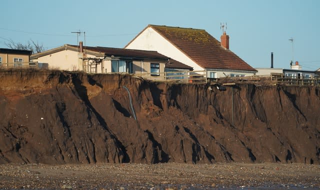 Coastal erosion