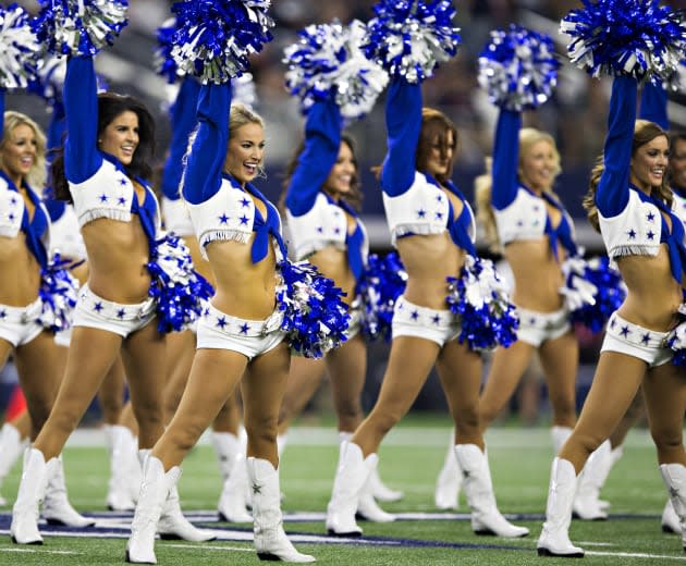 Sneak peek at the new Colts Cheerleader uniforms