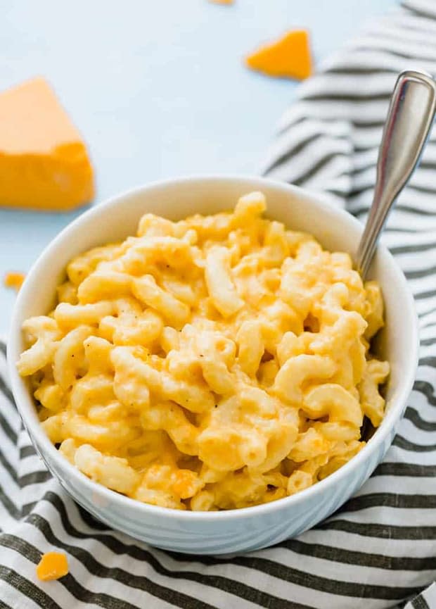 <p><strong>Get the recipe: <a href="https://www.browneyedbaker.com/slow-cooker-macaroni-and-cheese-recipe/" rel="nofollow noopener" target="_blank" data-ylk="slk:Slow Cooker Macaroni and Cheese;elm:context_link;itc:0;sec:content-canvas" class="link ">Slow Cooker Macaroni and Cheese</a></strong></p><p>Brown Eyed Baker</p>