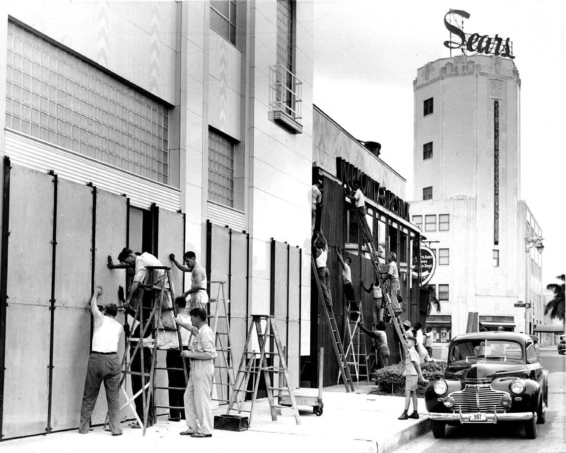 Sears in downtown Miami in 1941, site of today’s Arsht performing arts theater.