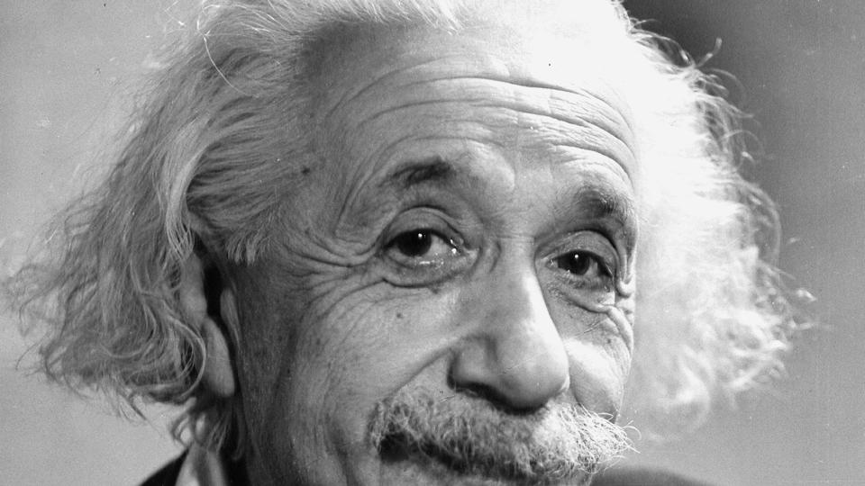 portrait of albert einstein