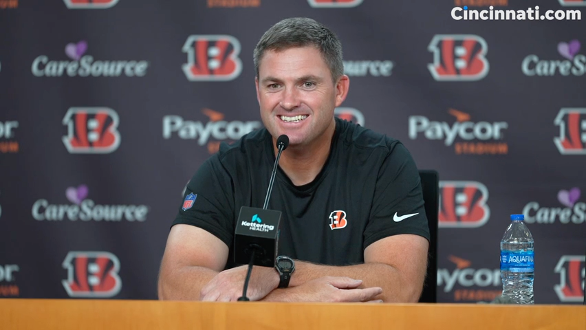 Cincinnati Bengals head coach Zac Taylor wraps up training camp with his final press conference before Preseason Week 3 game in Washington.