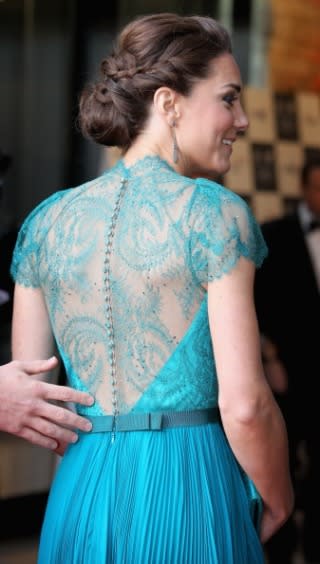 Kate Middleton in Jenny Packham