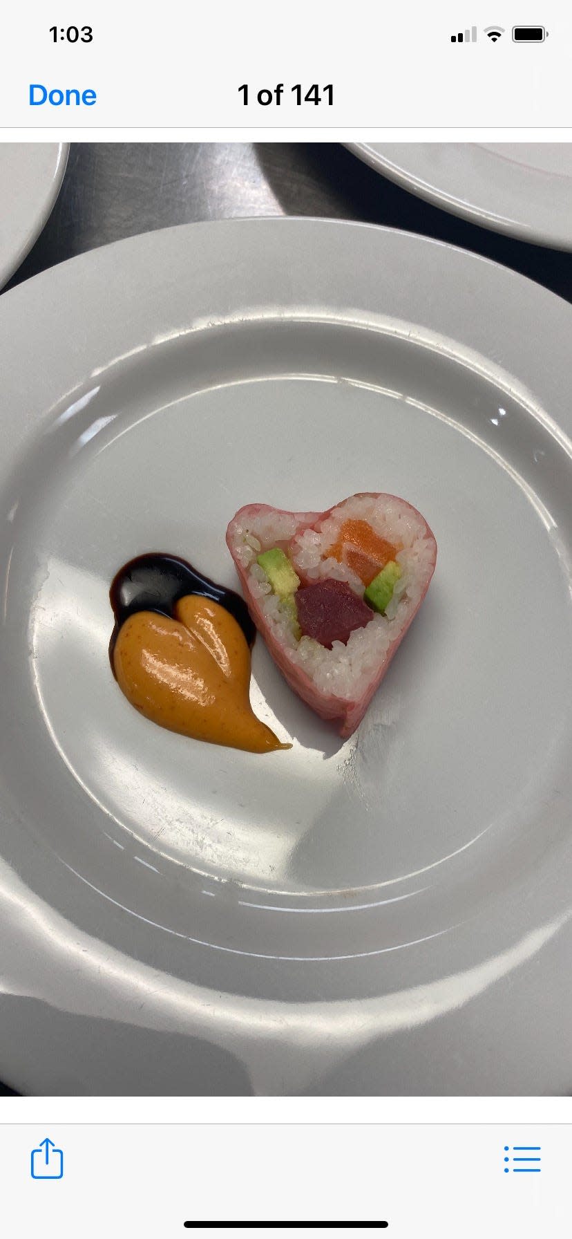 Corvina in Boca Raton will kickstart Valentine's Day with a heart-shaped sushi roll during the amuse course.