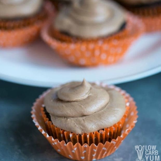 <p><a href="https://lowcarbyum.com/chocolate-cupcakes-nutella-frosting/" rel="nofollow noopener" target="_blank" data-ylk="slk:Low Carb Yum;elm:context_link;itc:0;sec:content-canvas" class="link ">Low Carb Yum</a></p>