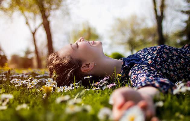 Being outdoors can relieve stress. Photo: Getty