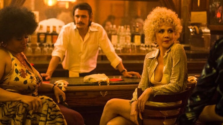 <em>The Deuce</em>: James Franco and Maggie Gyllenhaal, right.