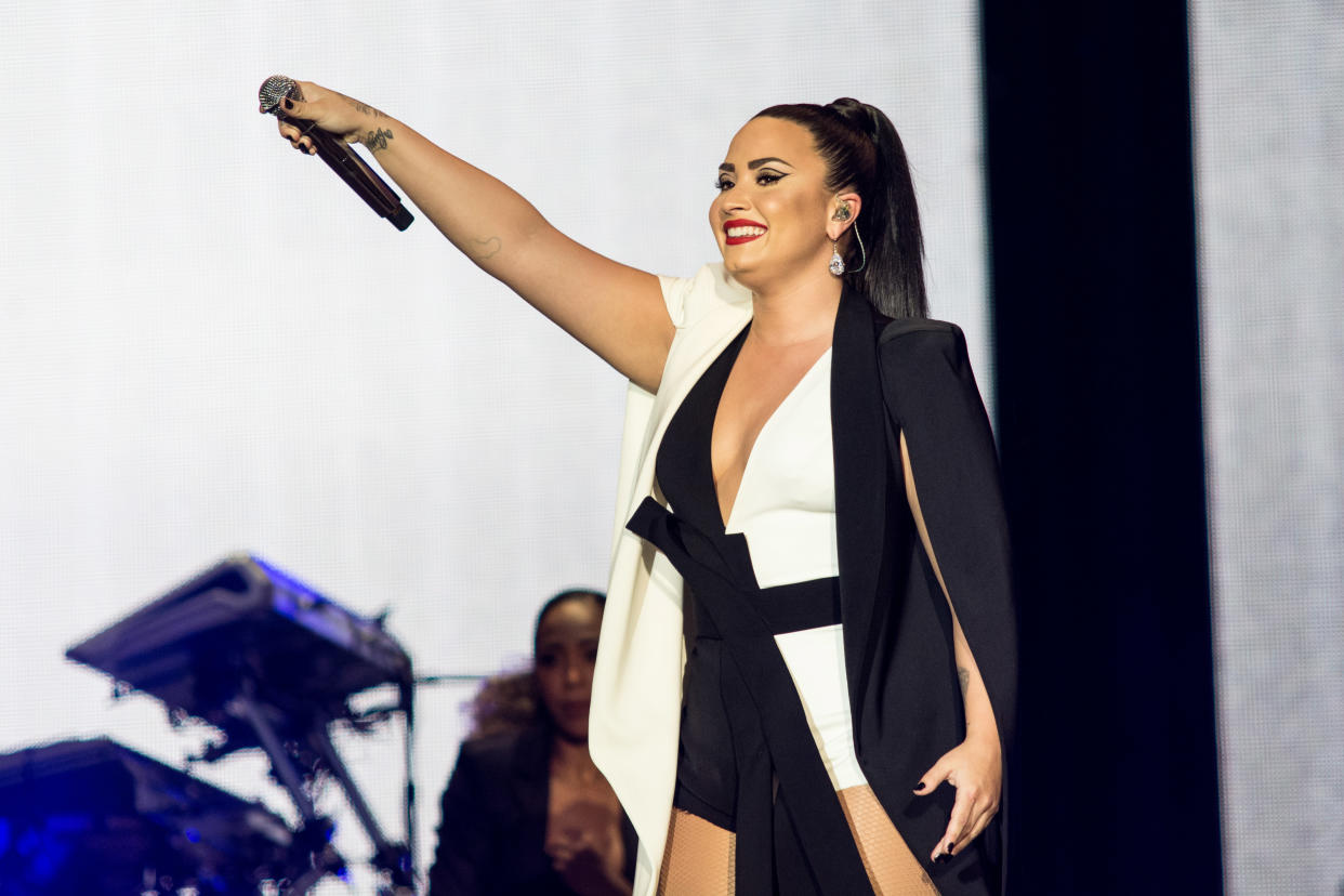 Demi Lovato was treated with a powerful drug called Narcan after a reported drug overdose. (Photo: Getty Images)