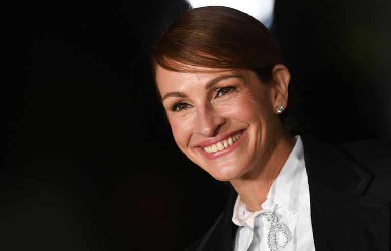 Julia Roberts fue una de las homenajeadas en la gala que se realizó anoche en el Museo del cine creado por la Academia de artes y ciencias cinematográficas en Los Ángeles