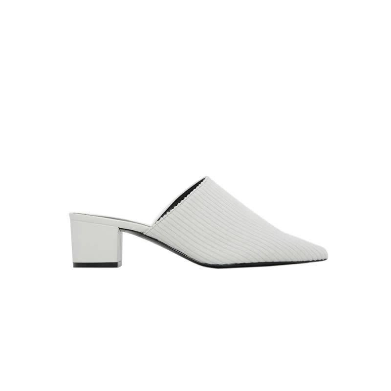 <a rel="nofollow noopener" href="http://www.charleskeith.com/us/pointed-toe-slip-ons-white-ck1-60361055.html/" target="_blank" data-ylk="slk:Pointed Toe Slip-Ons, Charles & Keith, $39;elm:context_link;itc:0;sec:content-canvas" class="link ">Pointed Toe Slip-Ons, Charles & Keith, $39</a>