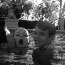 <p>This photo of the trio was snapped by their big brother, Brooklyn, for his Vogue China Instagram takeover. “Here are my #siblings messing around in the #pool. Careful #Harper - leave some water in there - I want to get in!” <i>(Photo: <a href="https://www.instagram.com/p/BF1NIZ1Dgc1/?taken-by=voguechina" rel="nofollow noopener" target="_blank" data-ylk="slk:Instagram;elm:context_link;itc:0;sec:content-canvas" class="link ">Instagram</a>) </i></p>