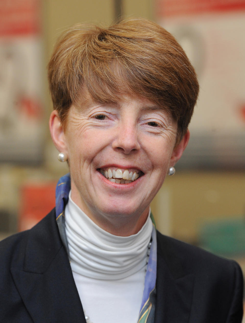 Paula Vennells Chief Executive Officer of the Post Office, during a visit to Farringdon Road Post Office, London to announce details of how the Government's 1.3 billion for the Post Office network will be used.   (Photo by Anthony Devlin/PA Images via Getty Images)