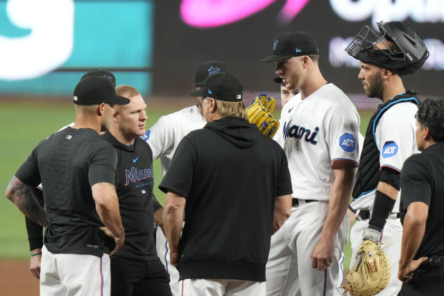 Trevor Rogers exits early as Marlins fall in extras to Giants