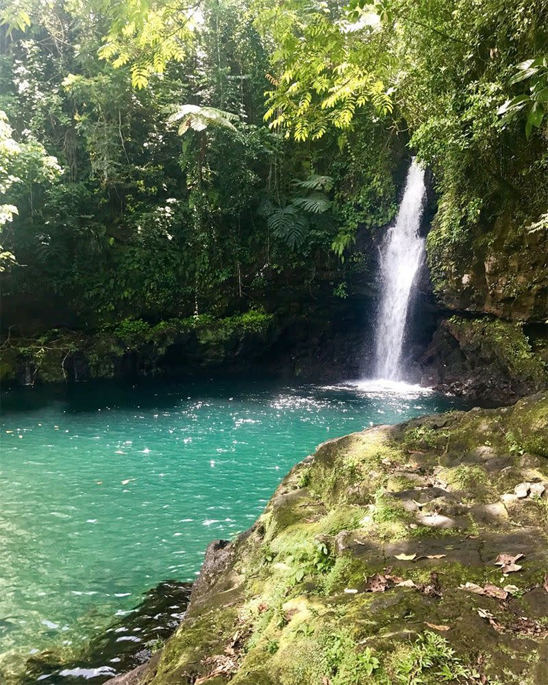 Afu Aau Waterfall, Savaii, Samoa