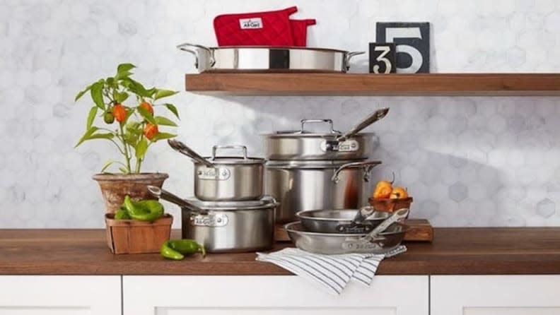 Need a new set of pots and pans? All-Clad cookware is majorly discounted at Macy's right now.