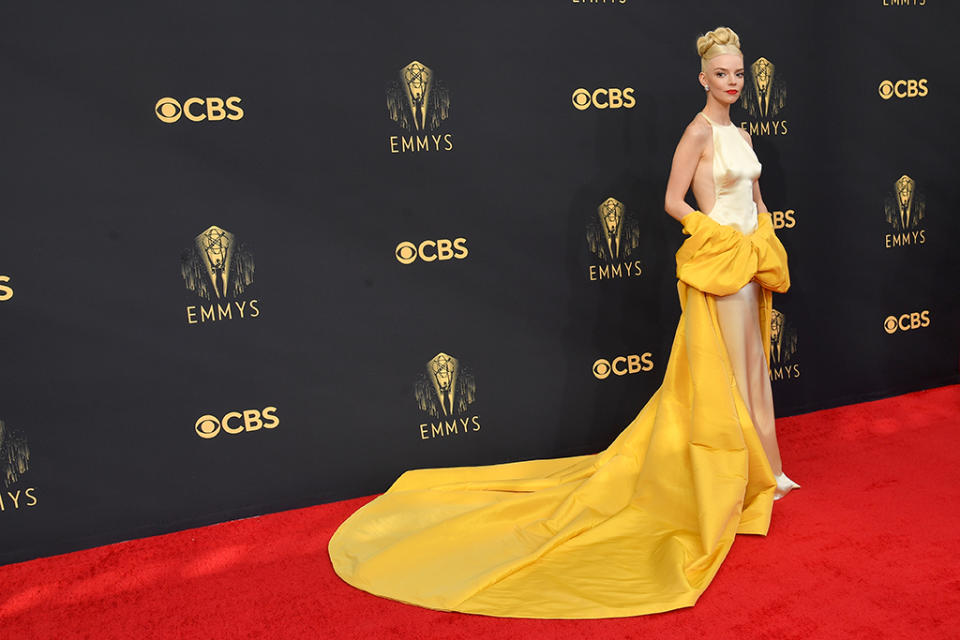 Anya Taylor-Joy at the 73rd Primetime Emmy Awards held at L.A. Live on September 19, 2021. - Credit: Michael Buckner for Variety